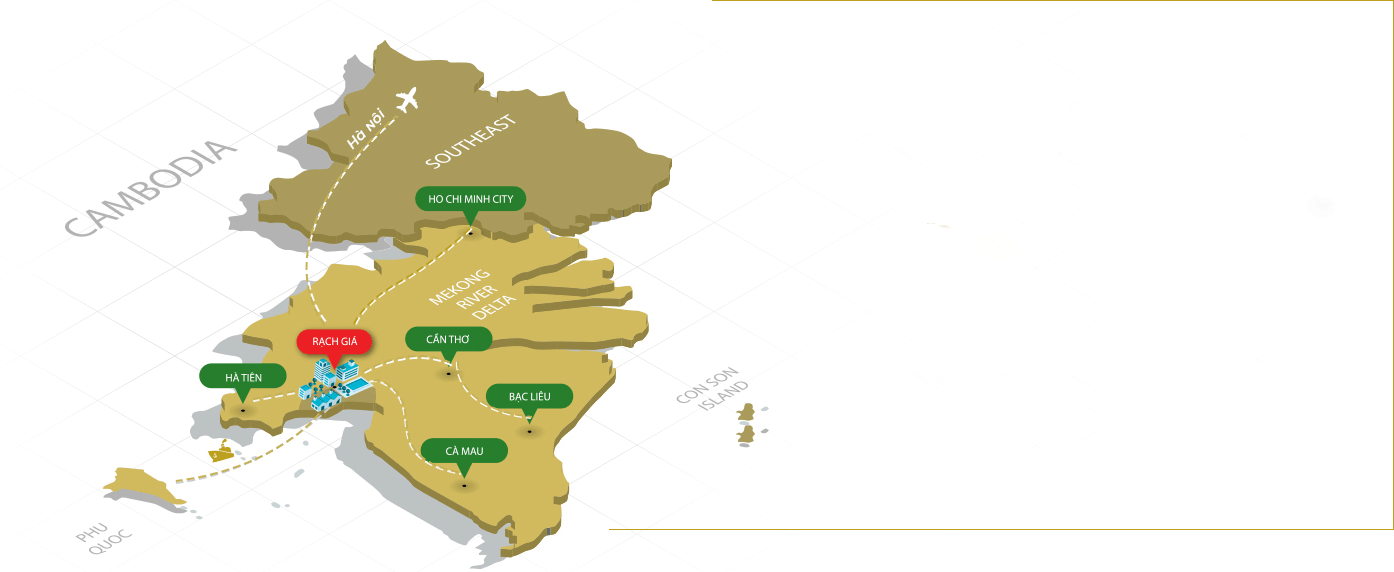 Vị trí Phú Cường Kiên Giang